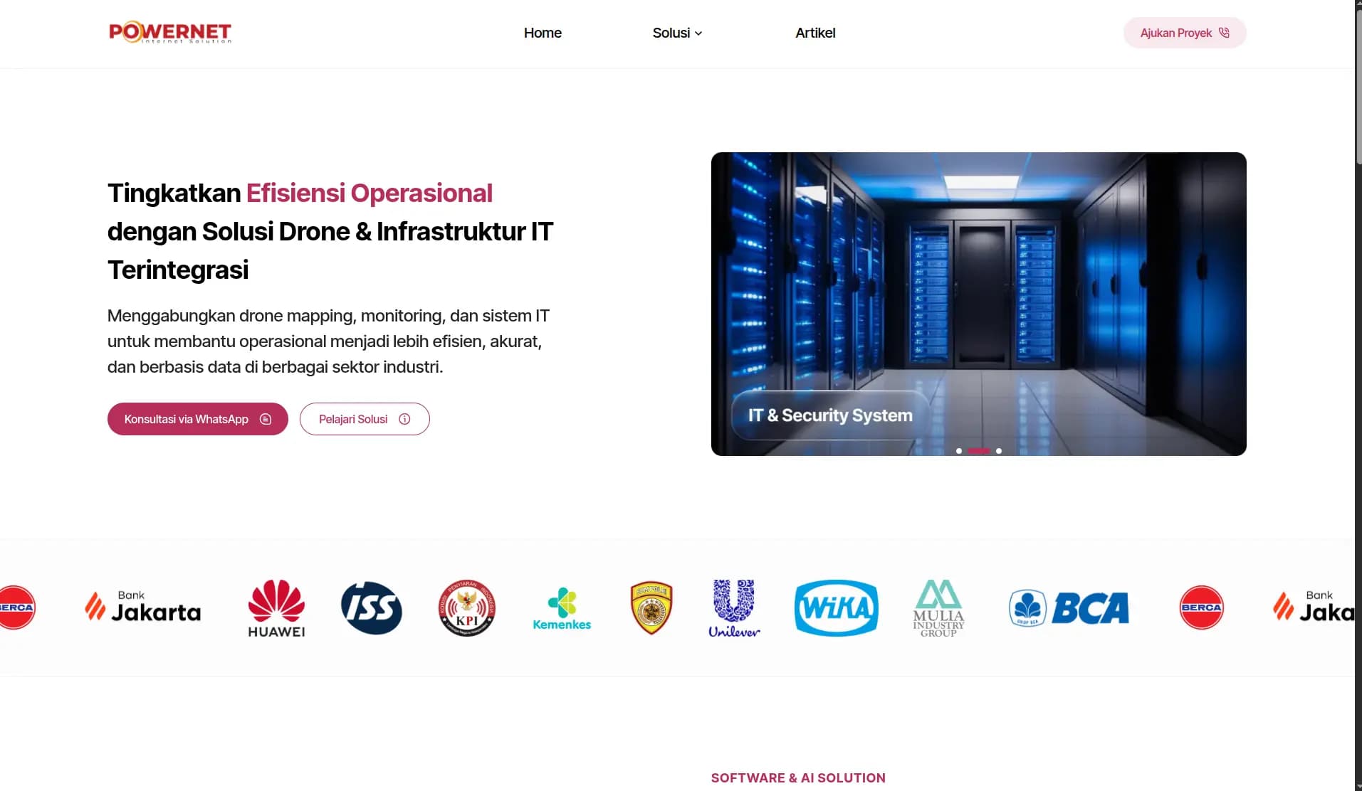 Powernet screenshot